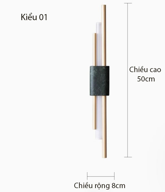 Đèn gắn tường trang trí phòng khách tối giản MLU233 9