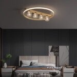 Đèn khung tròn thiết kế nhiều đầu bóng pha lê ốp trần hiện đại ZHM097 - bìa