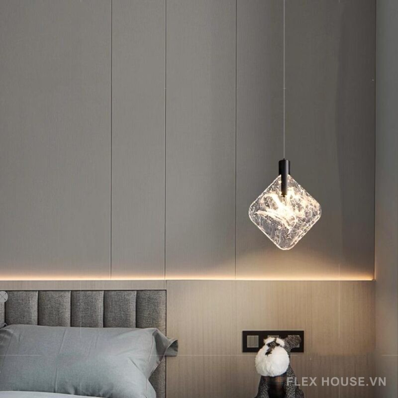 Đèn Led thả trần decor băng tuyết sang trọng kiểu Pháp JG001 2