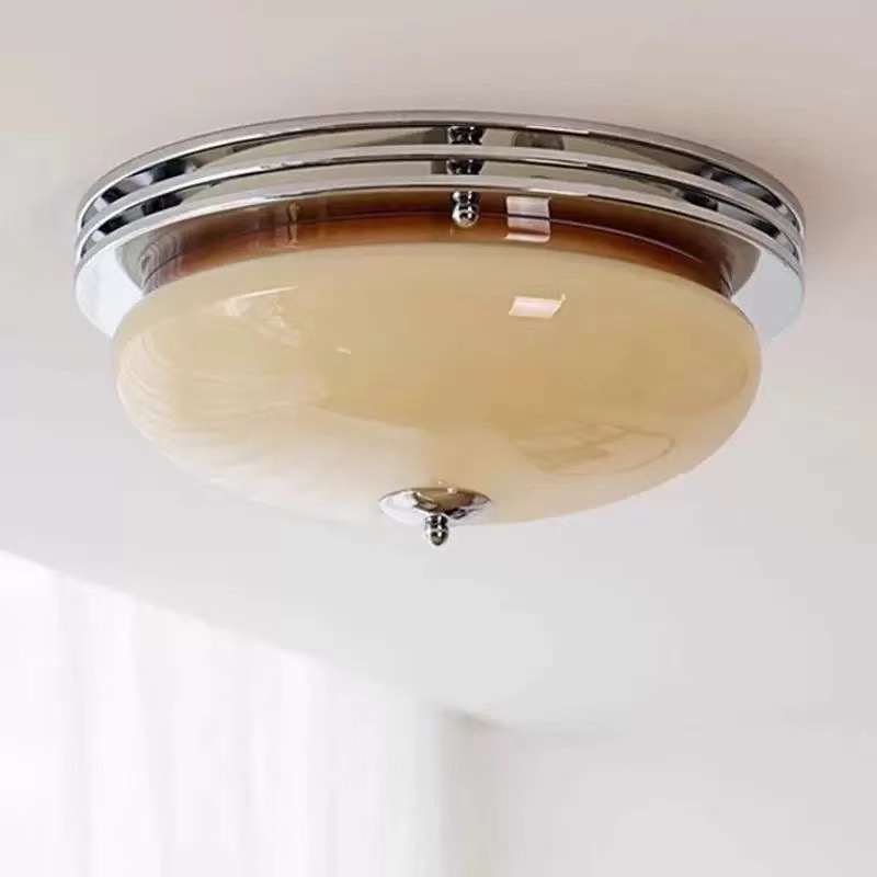 Đèn ốp trần decor quả trứng thủy tinh Bauhaus retro DG2238 7