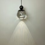 Đèn pha lê treo trần decor Tuần Lộc nghệ thuật sang trọng JG854-2
