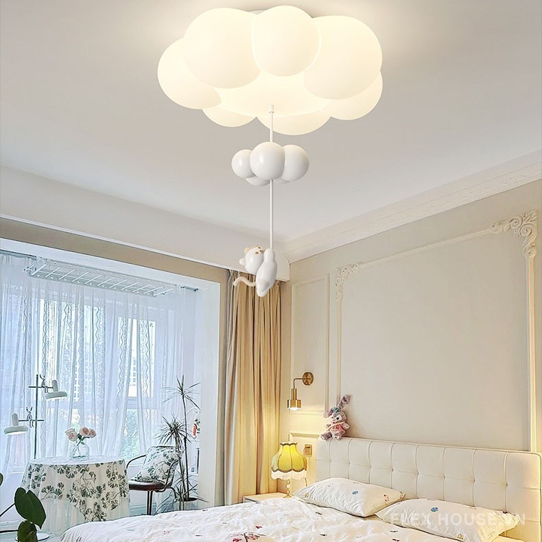 Đèn phòng ngủ decor đám mây phong cách hoạt hình DG261 11