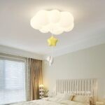 Đèn phòng ngủ decor đám mây phong cách hoạt hình DG261-ngôi sao
