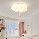Đèn phòng ngủ decor đám mây phong cách hoạt hình DG261-mặt trăng