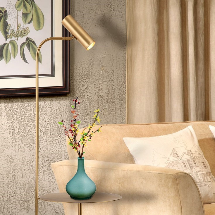 Đèn sàn đứng đế đá cẩm thạch kiểu Mỹ hiện đại MLU589 9