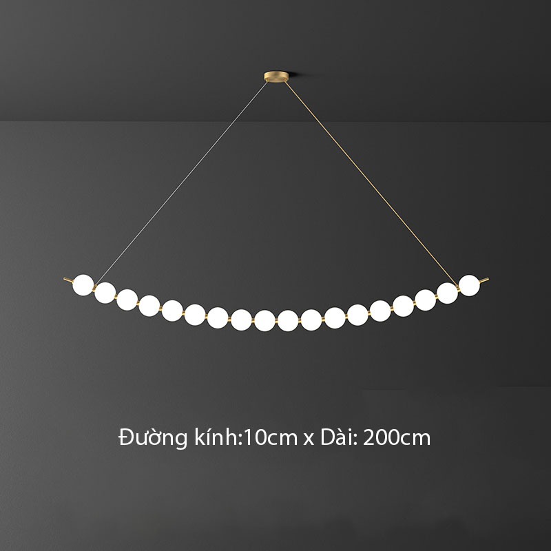 Đèn thả bằng đồng decor phòng ăn hiện đại ZHM568 10
