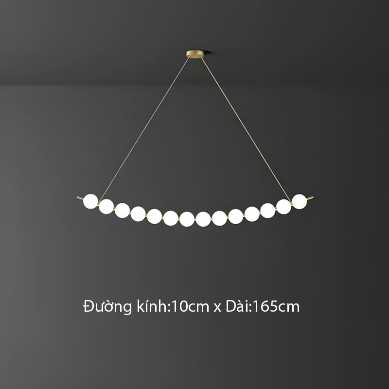 Đèn thả bằng đồng decor phòng ăn hiện đại ZHM568 8