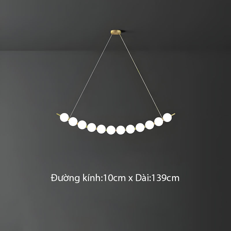 Đèn thả bằng đồng decor phòng ăn hiện đại ZHM568 7