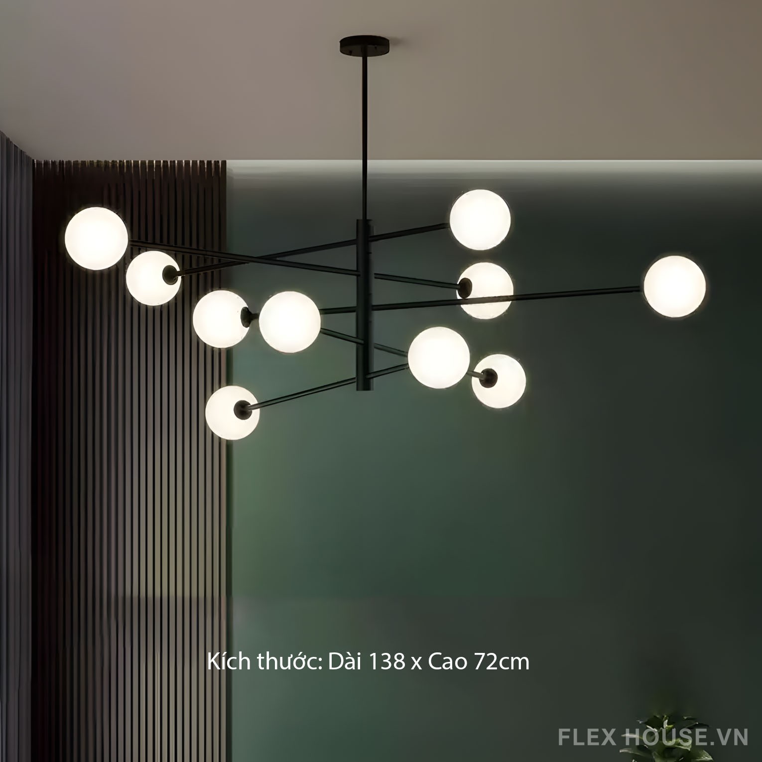 Đèn thả thủy tinh nghệ thuật độc đáo ZHM442 9