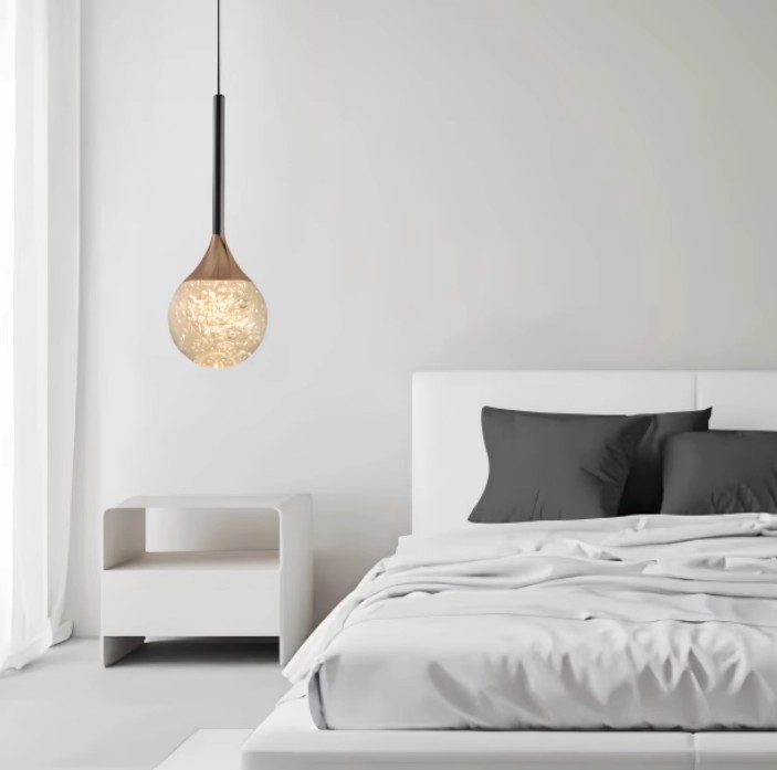 Đèn thả trần decor bong bóng pha lê sang trọng JG848 6