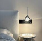 Đèn thả trần phòng ngủ hiệu ứng chiếu sáng pha lê JG847 - bìa