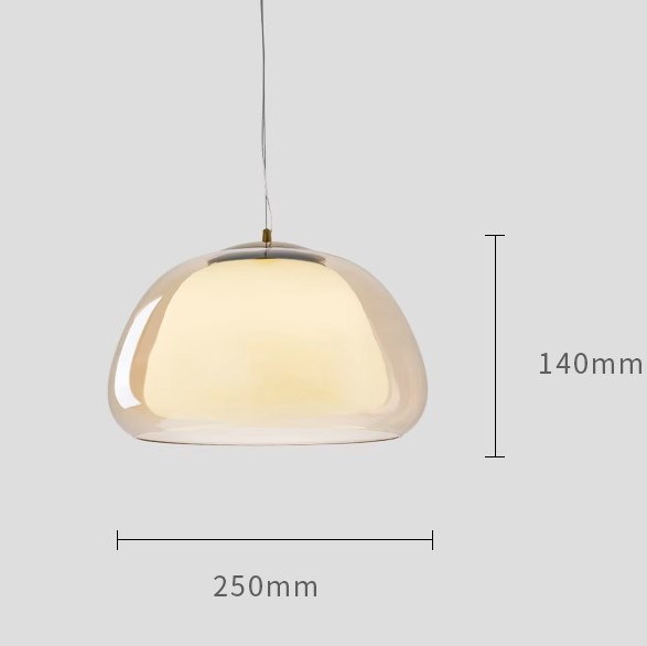 Đèn thả trần thủy tinh decor phong cách Đan Mạch DG987 12