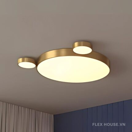 Đèn trần phòng ngủ tròn decor Chuột Mickey hiện đại ZHM8638 - bìa