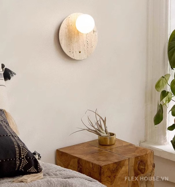 Đèn tường đá cẩm thạch phong cách Wabi Sabi MLU231 11
