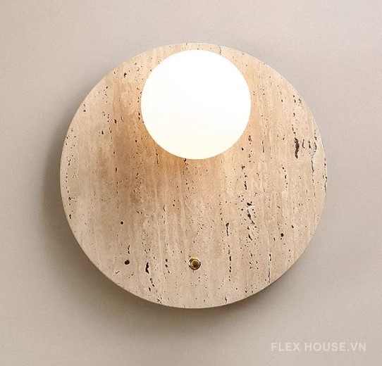 Đèn tường đá cẩm thạch phong cách Wabi Sabi MLU231 9