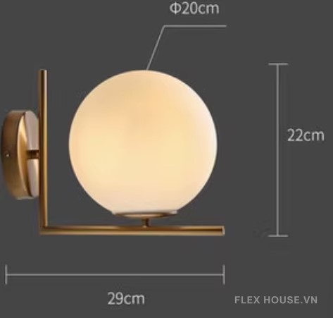 Đèn tường phòng ngủ hành lang hiện đại Bắc Âu MLU371 7