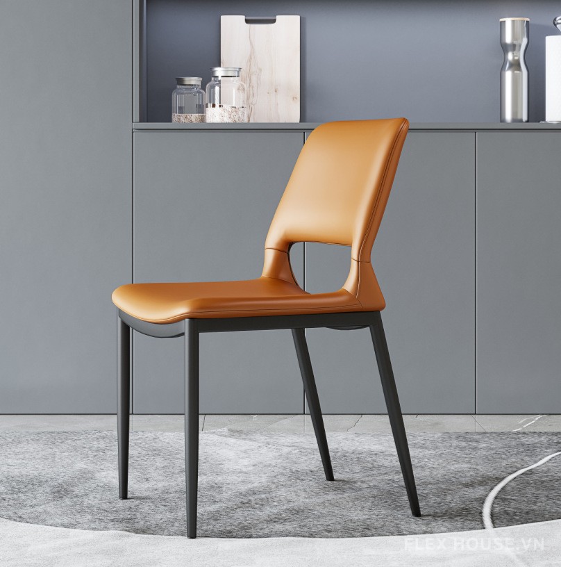 Ghế ăn bọc da tối giản phong cách Bắc Âu SHM117 12