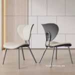 Ghế ăn gia đình bọc da tối giản kiểu Ý JIN434