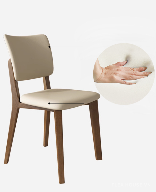 Ghế tựa lưng phong cách Wabi-sabi decor nhà hàng SENY19 7