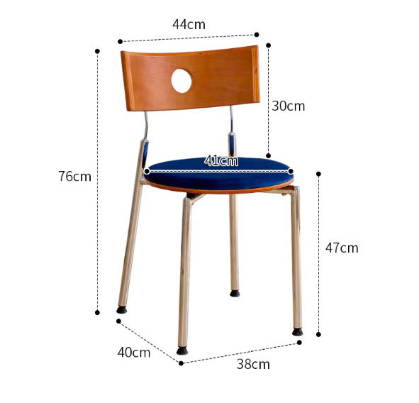 Ghế ăn gia đình tựa lưng gỗ phong cách Bắc Âu SC14678 10