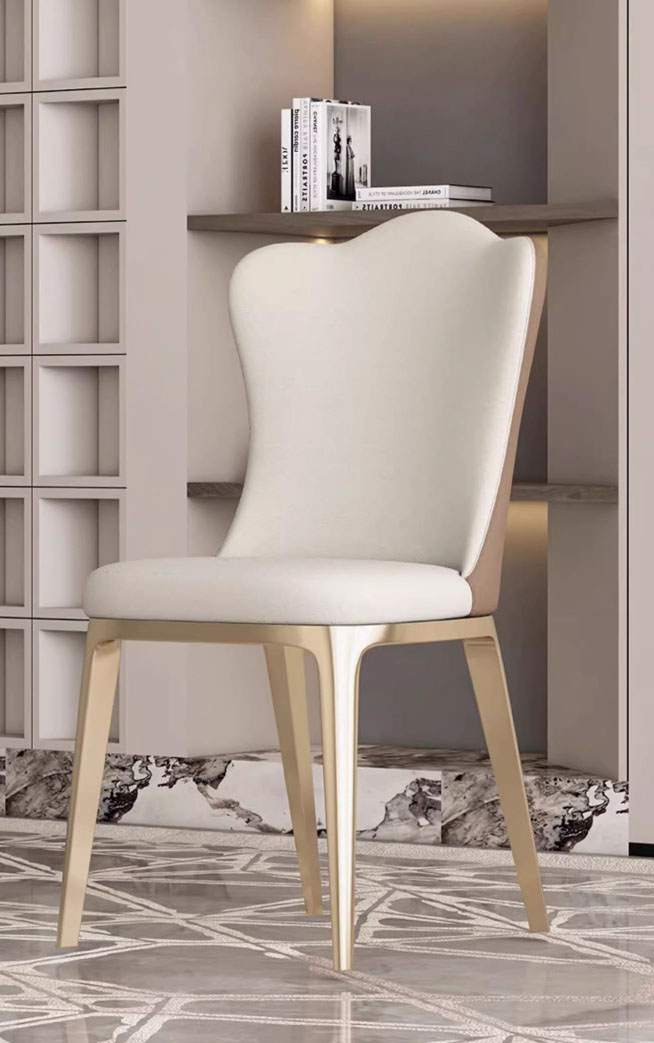 Ghế ăn nhà hàng lưng tựa hình hoa sang trọng SEN044 8