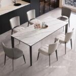 Ghế bàn ăn bọc da hiện đại phong cách Ý JIN7385 (3)
