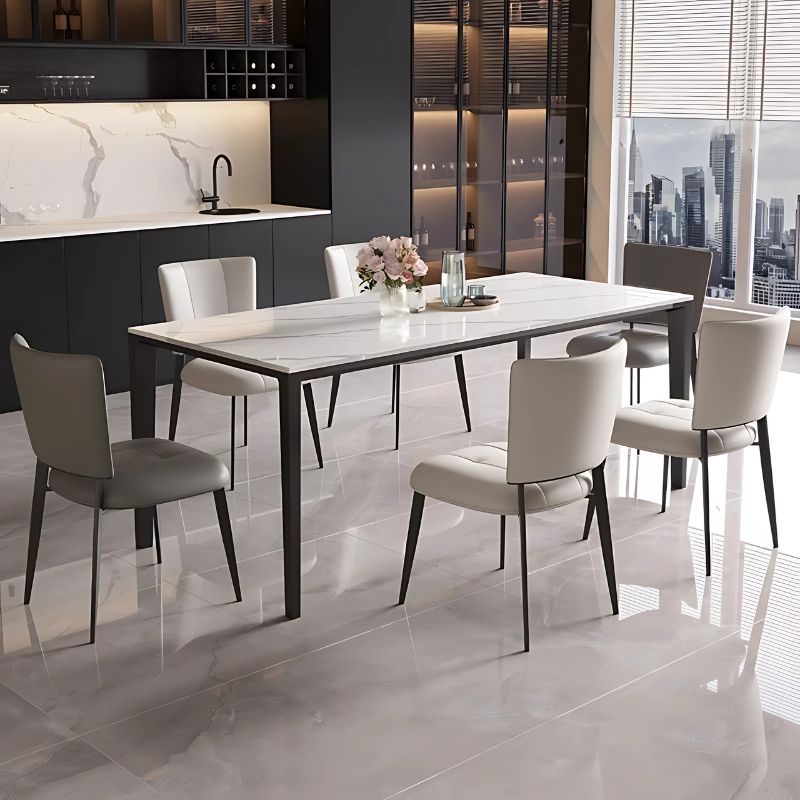 Ghế bàn ăn bọc da hiện đại phong cách Ý JIN7385 (4)