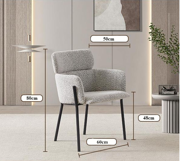 Ghế bàn ăn dòng Nordic Hank cao cấp FAD675 10