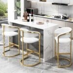 Ghế bar bọc da đơn giản hiện đại FQF6805