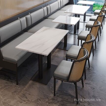 Ghế cafe khung kim loại tựa lưng mây cao cấp BY7152 (3)