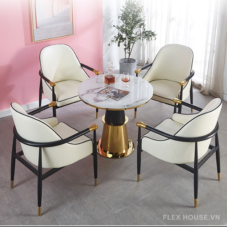 Ghế đàm phán da có tay vịn sang trọng SC712 11