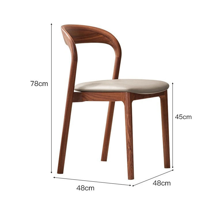 Ghế gỗ cafe tối giản phong cách Wabi-sabi SEN18 9