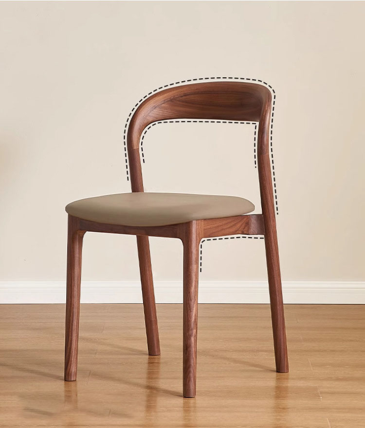 Ghế gỗ cafe tối giản phong cách Wabi-sabi SEN18 7