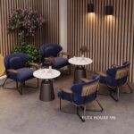 Ghế sofa cafe có tay vịn kiểu Bắc Âu FAD8749(2)