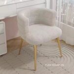 Ghế sofa đơn bàn trang điểm vải giả lông cừu hiện đại DYT8991(11)