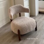 Ghế sofa đơn khung gỗ tần bì vải giả lông cừu cao cấp FAD8616(1)