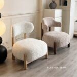 Ghế sofa đơn khung gỗ tần bì vải giả lông cừu cao cấp FAD8616(9)