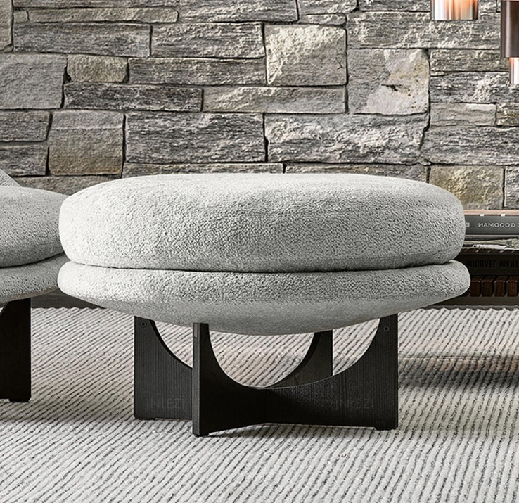 Ghế sofa đơn vải lanh sang trọng kiểu Italia FAD680 16