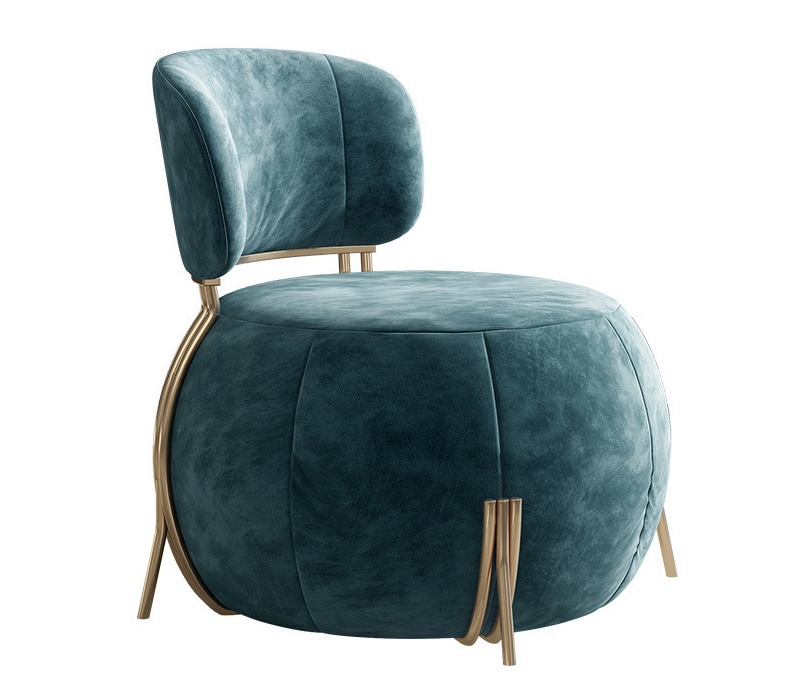 Ghế sofa đơn vải nhung phong cách hiện đại FAD659 10