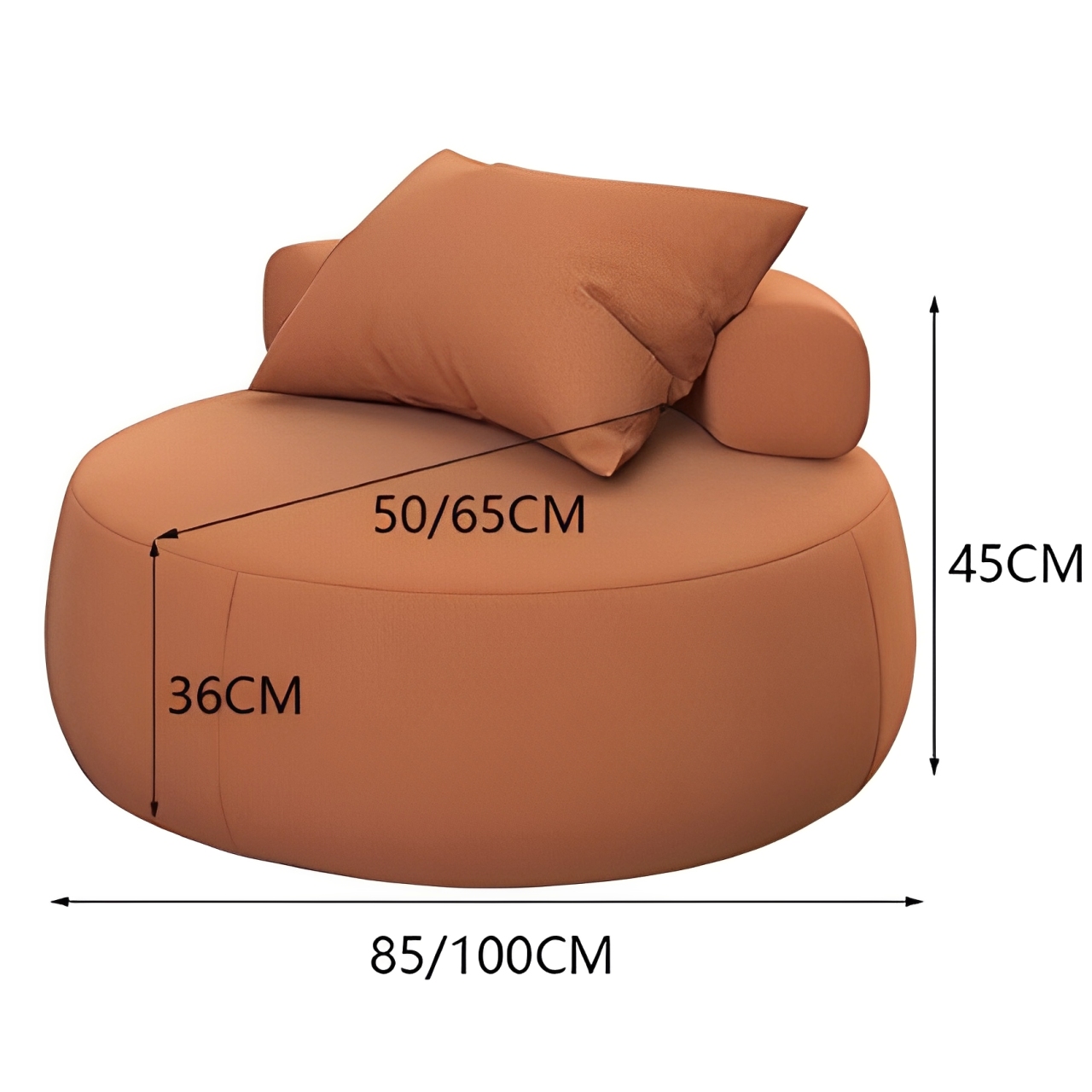 Ghế sofa lười Tatami thư giãn phong cách Bắc Âu FAD945 12