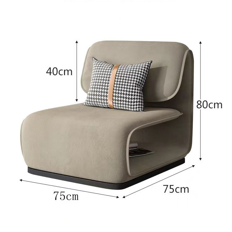 Ghế sofa lười vải nỉ đơn dòng Nordic Style hiện đại FAD660 13