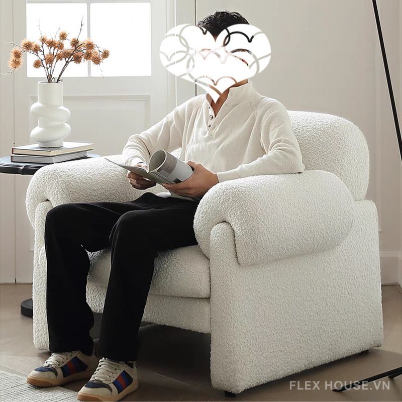 Ghế sofa phòng khách vải giả lông cừu hiện đại FAD8515 (1)