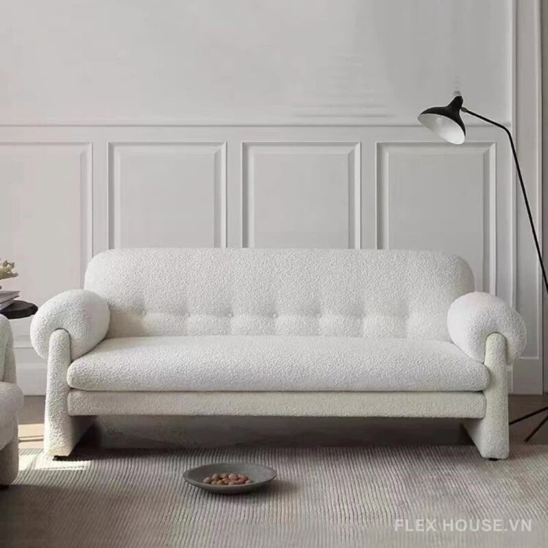 Ghế sofa phòng khách vải giả lông cừu hiện đại FAD8515(6)