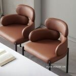 Ghế tiếp khách da cao cấp kiểu Ý thời thượng JIN8017 (6)