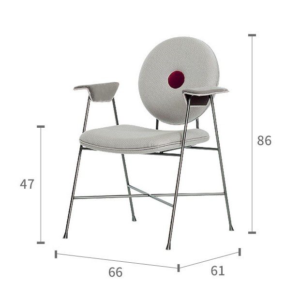Ghế trang điểm êm ái vải nhung hiện đại FQF6100 11