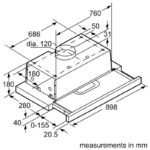 Máy hút mùi âm tủ đèn LED Bosch HMH.DFT93AC50 (5)