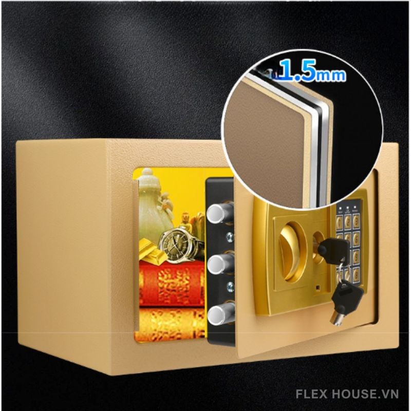 Két sắt mini 2 kiểu mở khóa LYC8751 (1)