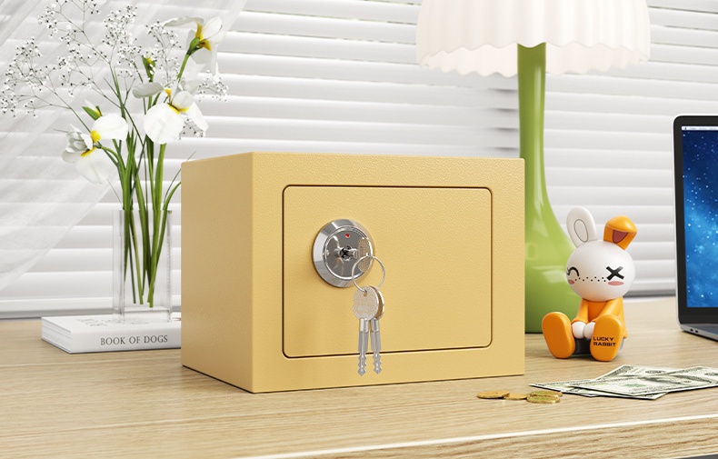 Két sắt nhỏ khóa chìa để bàn nhiều màu LYC395 7