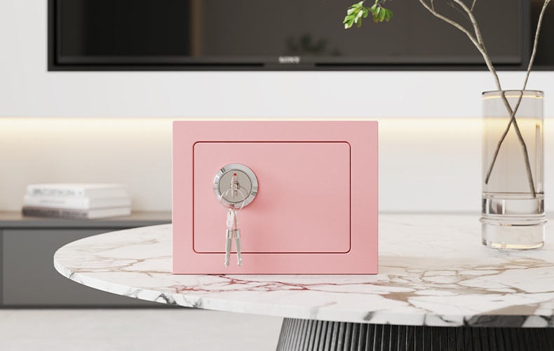 Két sắt nhỏ khóa chìa để bàn nhiều màu LYC395 9