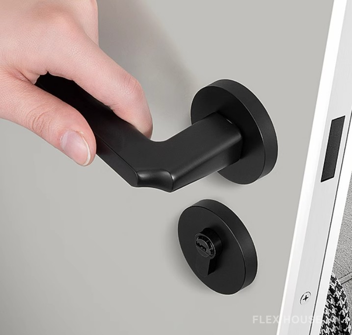 Khóa cửa hợp kim kẽm tay gạt tối giản FB1208 8